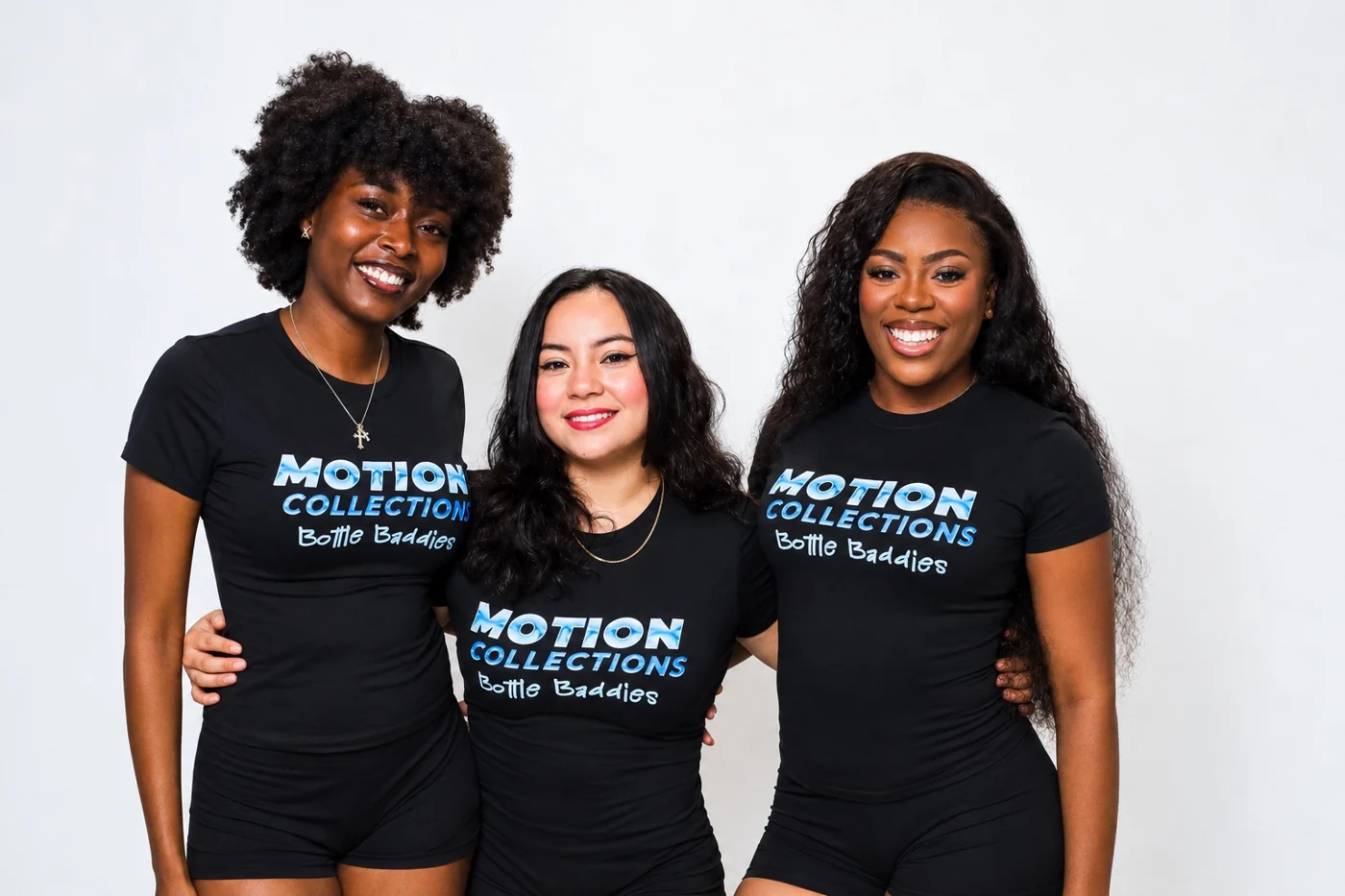 MotionWork bottle service team together in branded uniforms